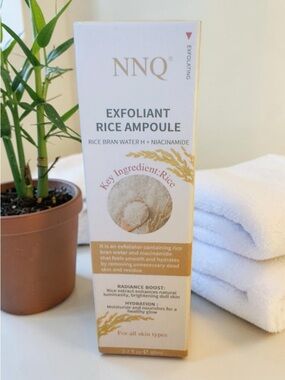 Exfoliant Rice Ampoule - Cream/Gold